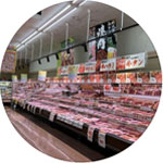 新鮮市場きむら林店のお肉屋さん